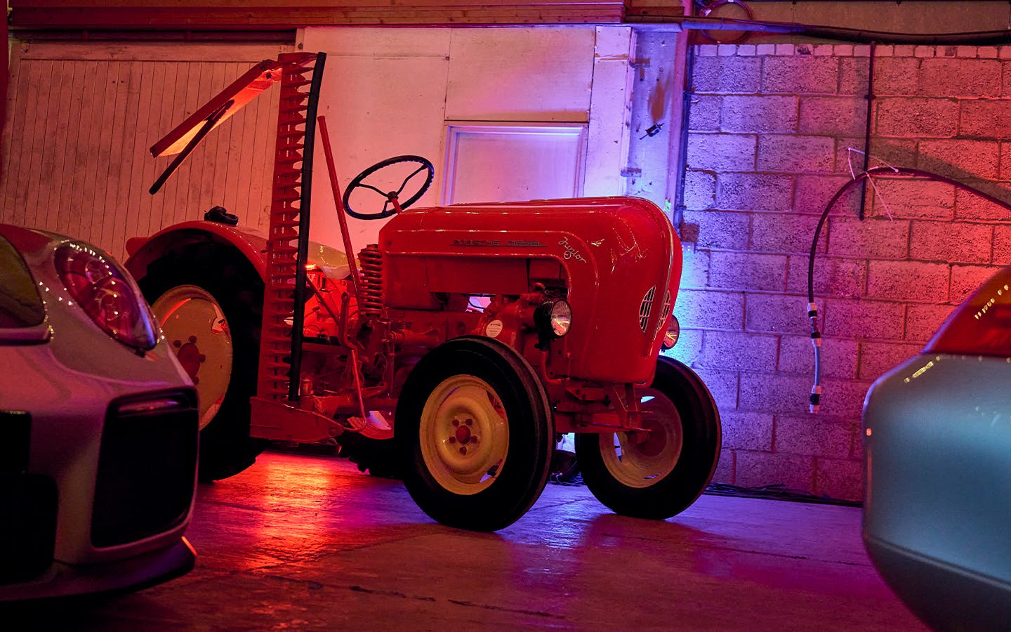 1960 Porsche-Diesel Junior tractor at Porsche Autokino, Goodwood Festival of Speed