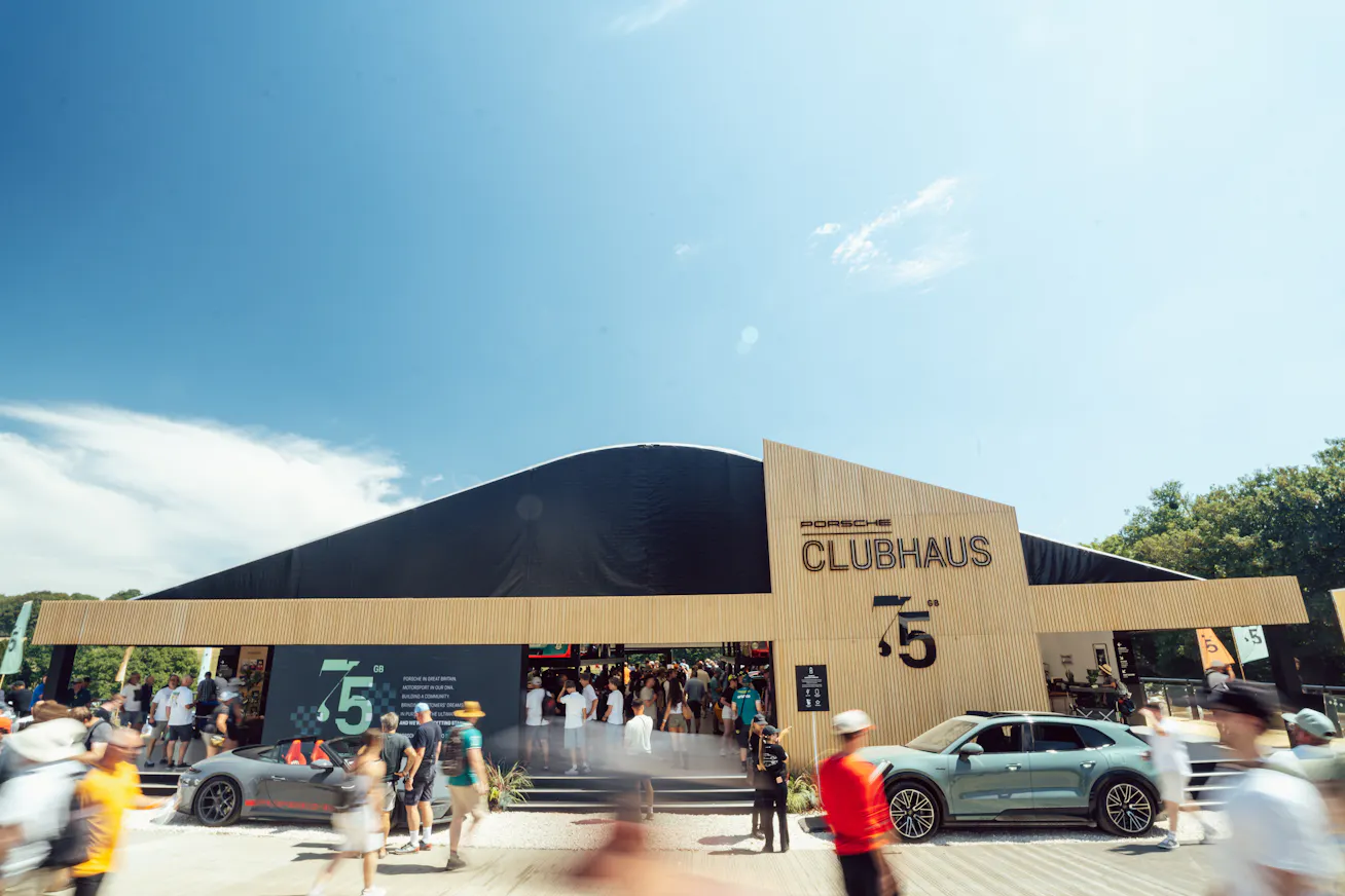 The Porsche Clubhaus at the 2026 Goodwood Festival of Speed