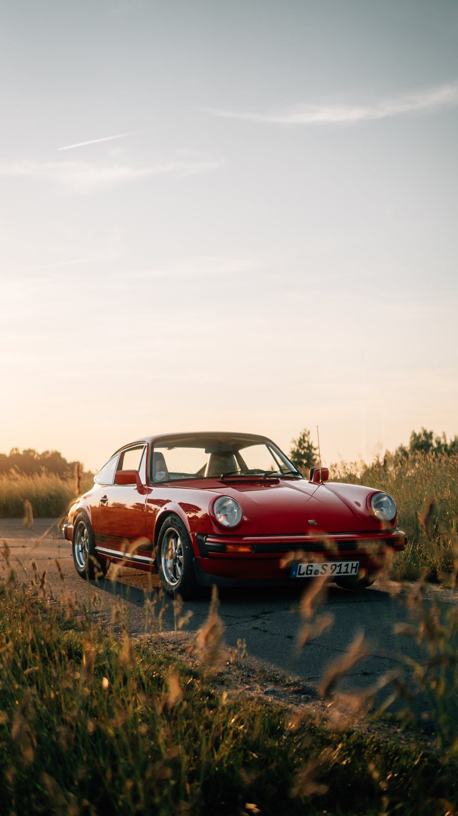 Classic Porsche 911 S in Guards Red from 1977 