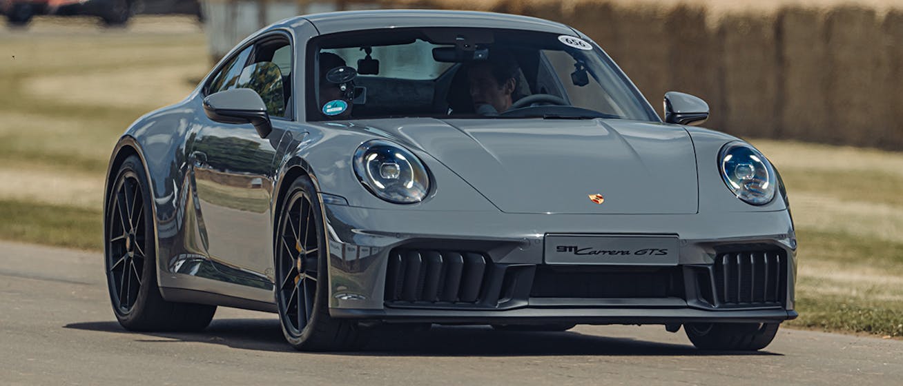 The new Porsche 911 Carrera GTS (type 992.2) in grey