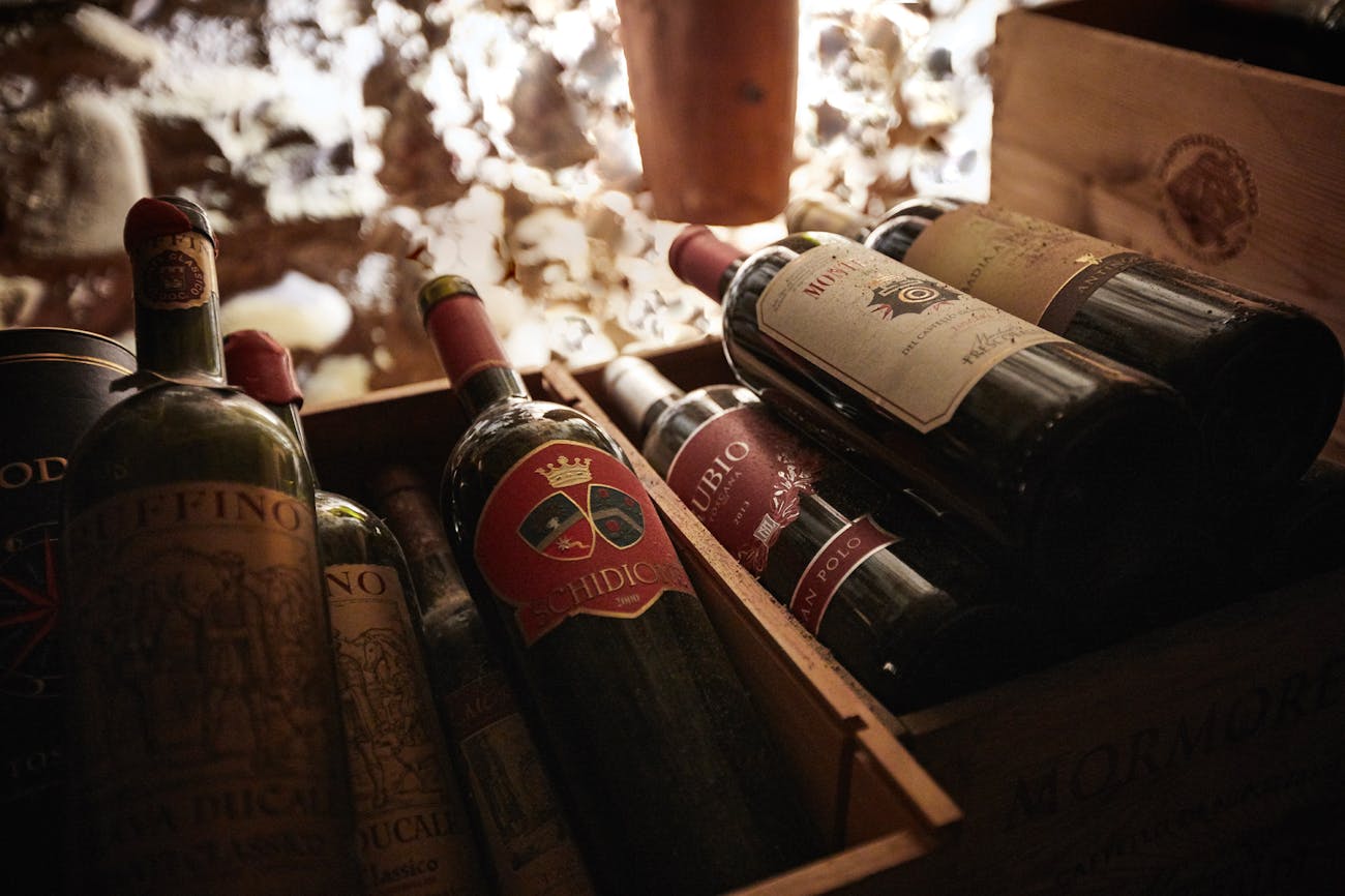 Tuscany regional wine selection