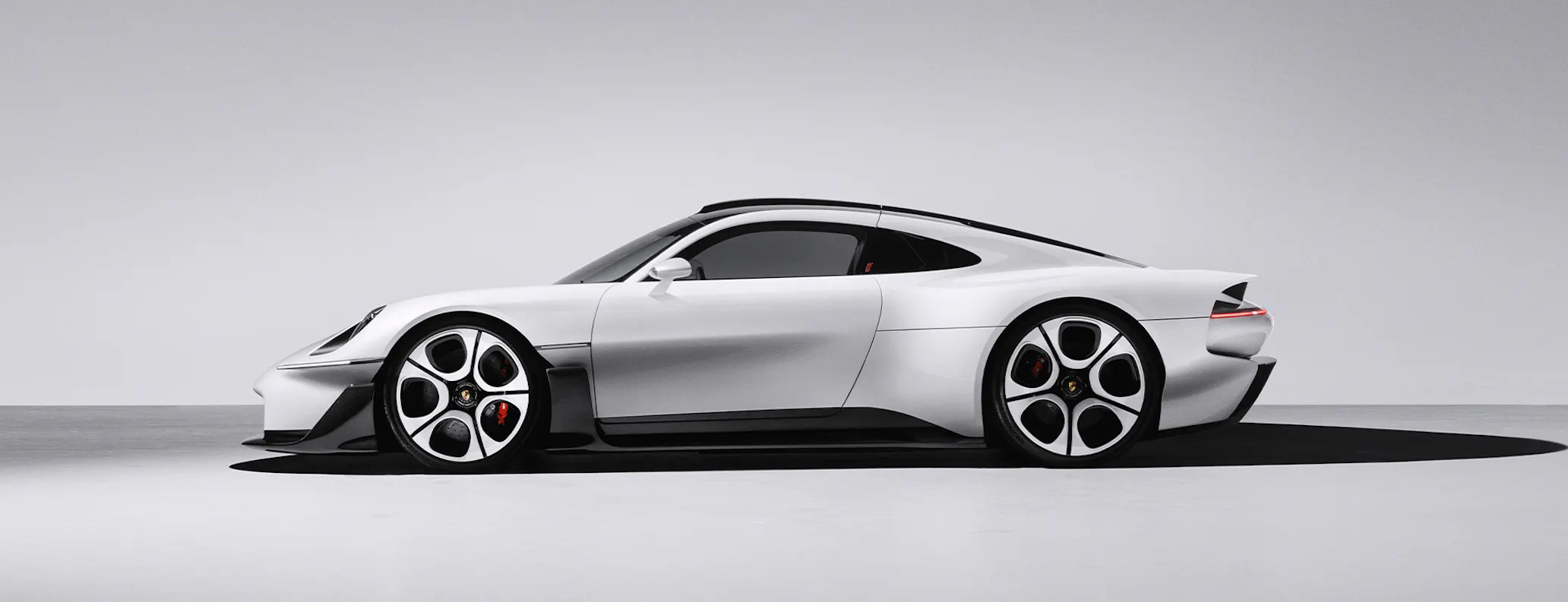 Side view of Porsche Mission S vision model