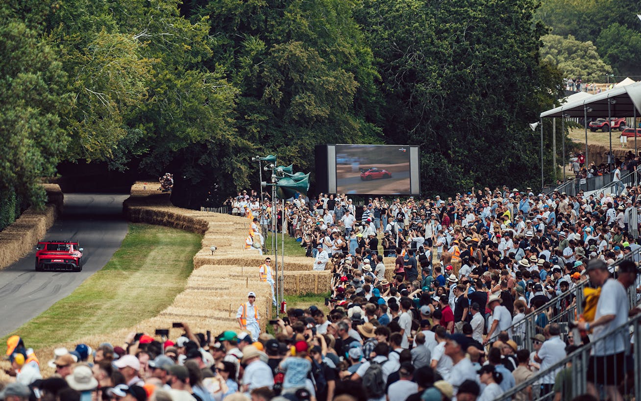 Manthey Racing 911 GT3 RS on the Hillclimb at Goodwood Festival of Speed