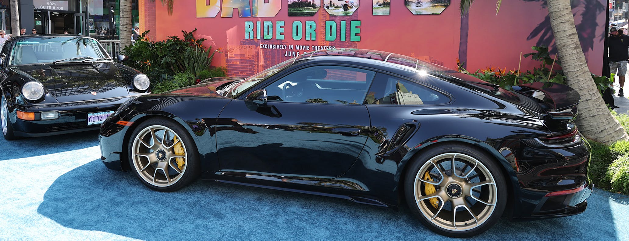 Porsche 911 Turbo S at Bad Boys premiere, Hollywood