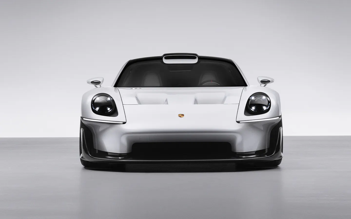 Front view of Porsche Mission S vision model