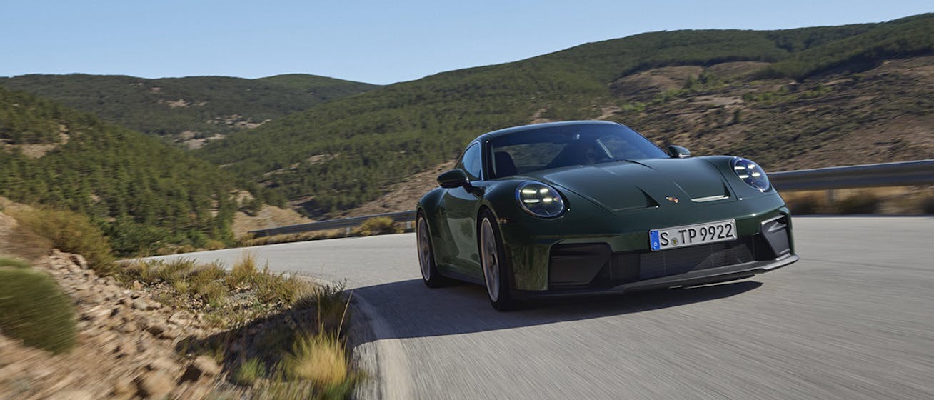 Porsche 911 GT3  with Touring package in Oak Green Metallic