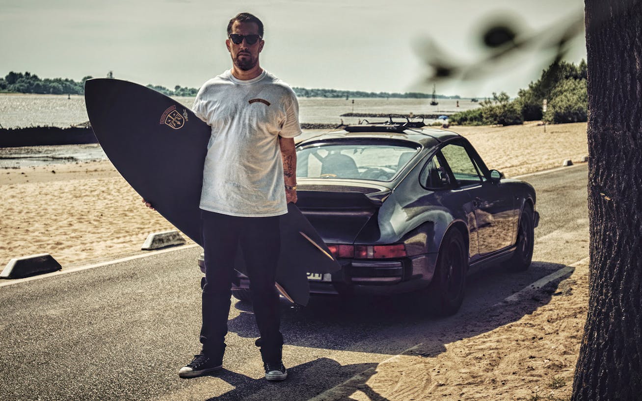 Ken Hake, founder of Petro-Surf, German car community event focusing on Porsche cars 