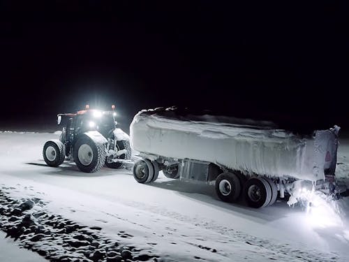 Unique Porsche ice tracks inside the Arctic Circle