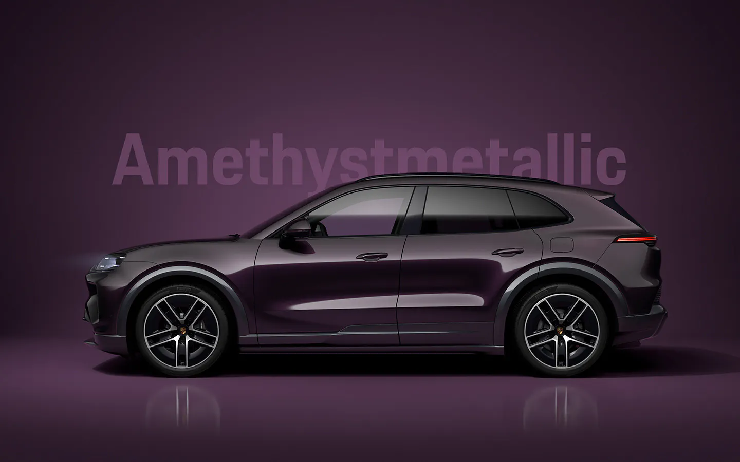 Porsche Cayenne Electric_Paint To Sample_Amethystmetallic