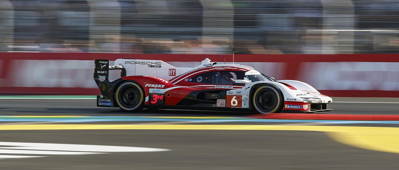 Porsche Penske Motorsport 963 testing at 2025 24 Hours of Le Mans