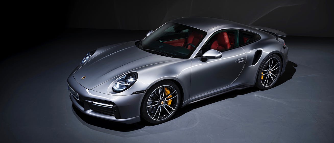 Porsche 911 Turbo S in GT Silver Metallic