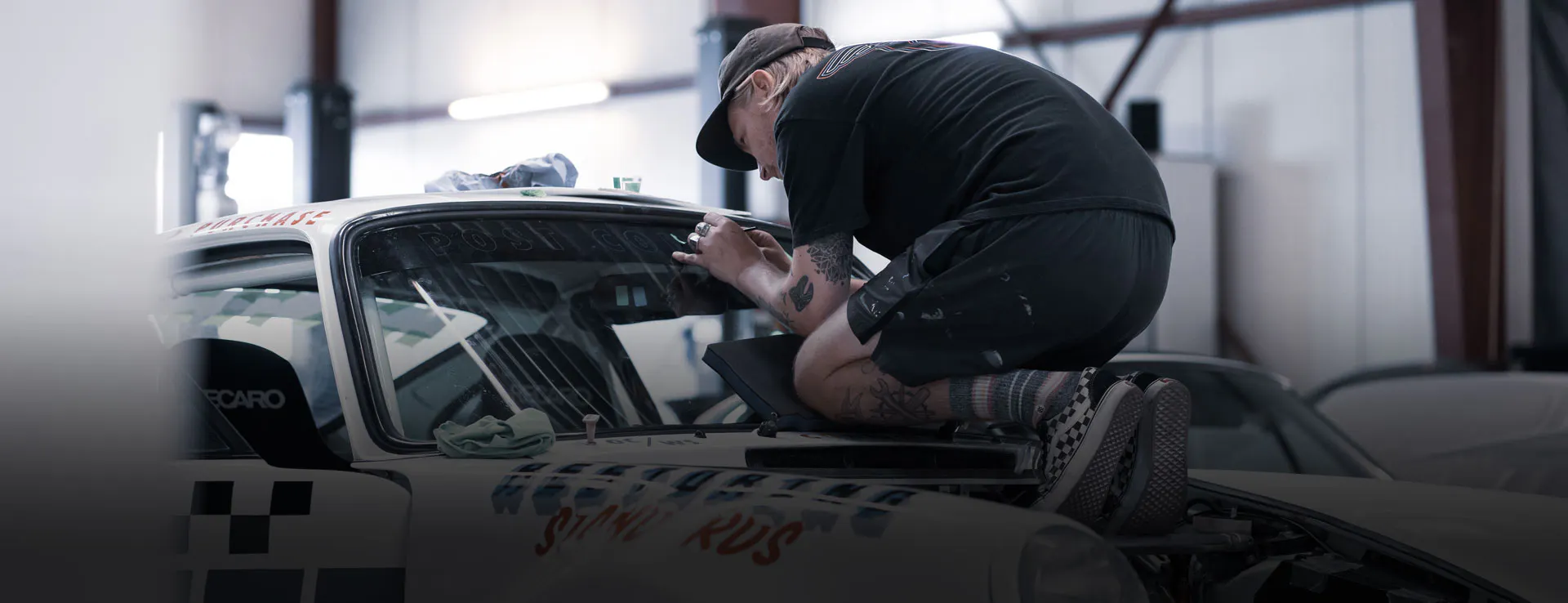 Talking car art with Ornamental Conifer