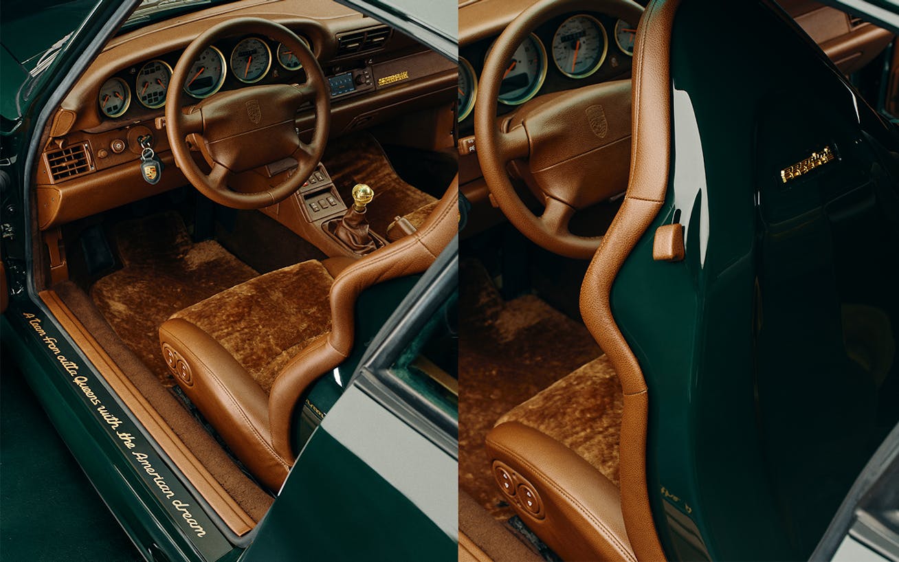 Porsche x Aimé Leon Dore 993 Turbo interior views