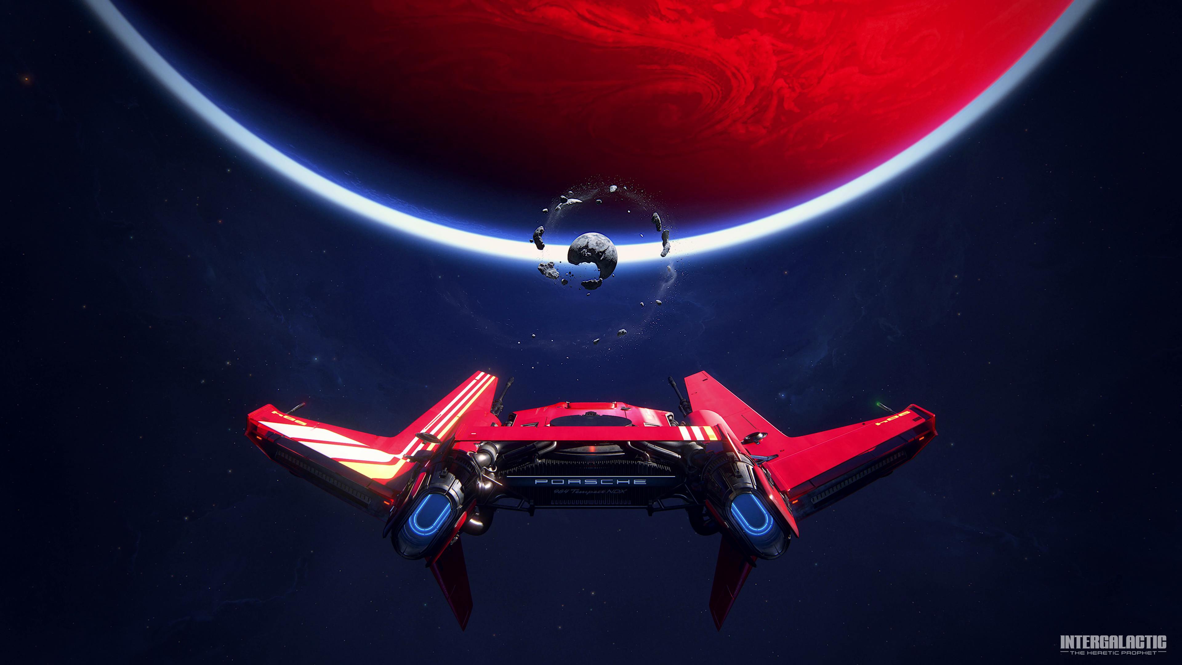 The Porsche 984 Tempest NDX Spaceship from Intergalactic: The Heretic Prophet game