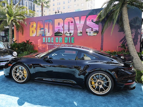 Porsche 911 Turbo S at Bad Boys premiere, Hollywood