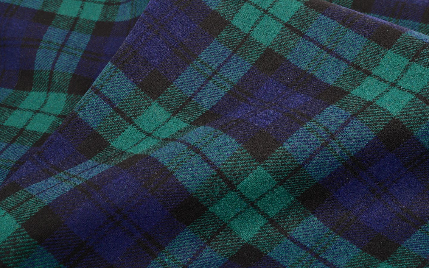 Historical Fabrics by Porsche_Tartan fabric_Green Blue Black Watch_gallery 2.2