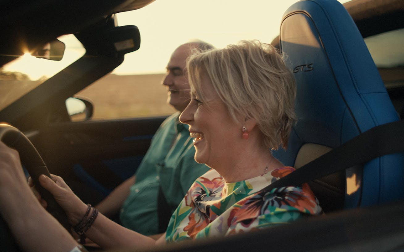 Sonderwunsch customer drives her new car after collection