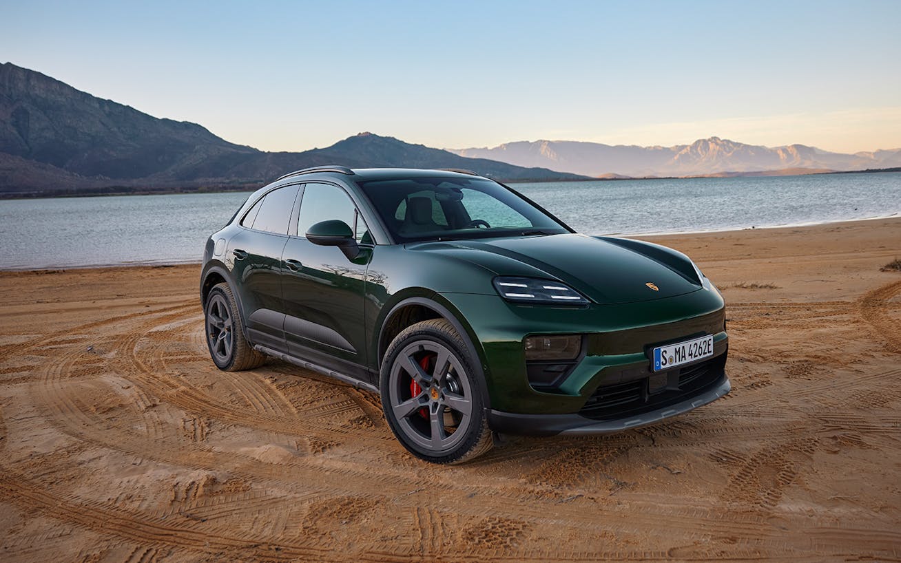 All-electric Porsche Macan 4S with off-road design package