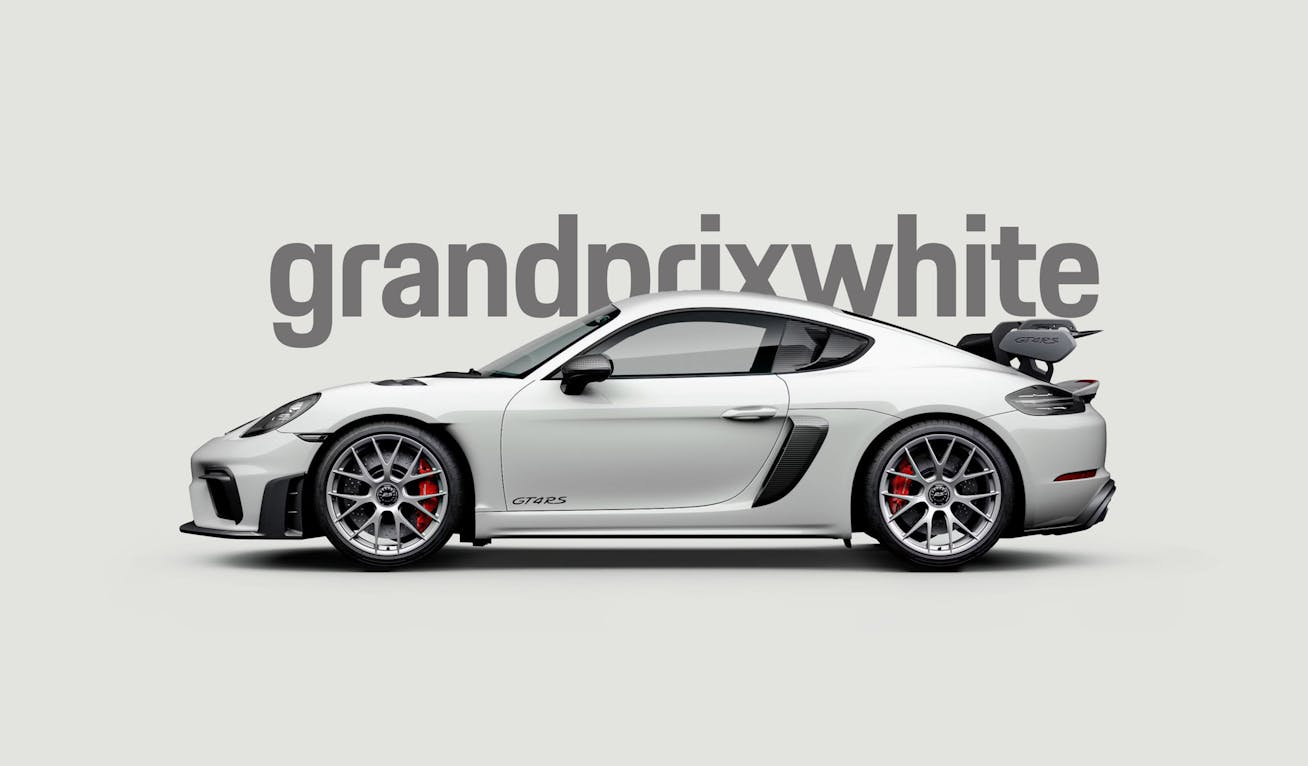 Porsche GT3 RS in Paint To Sample Grand Prix White 