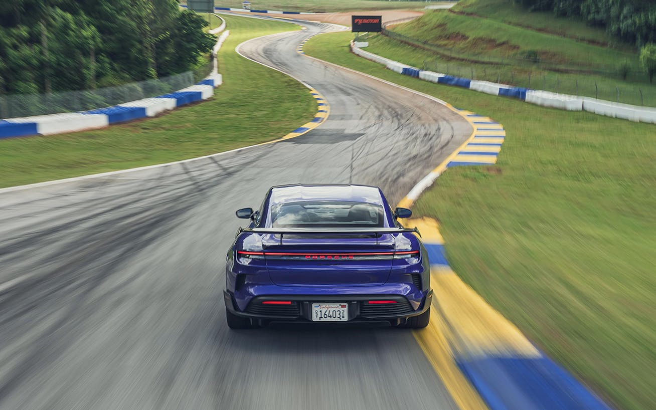 Taycan Turbo GT with Weissach package at Road Atlanta, USA