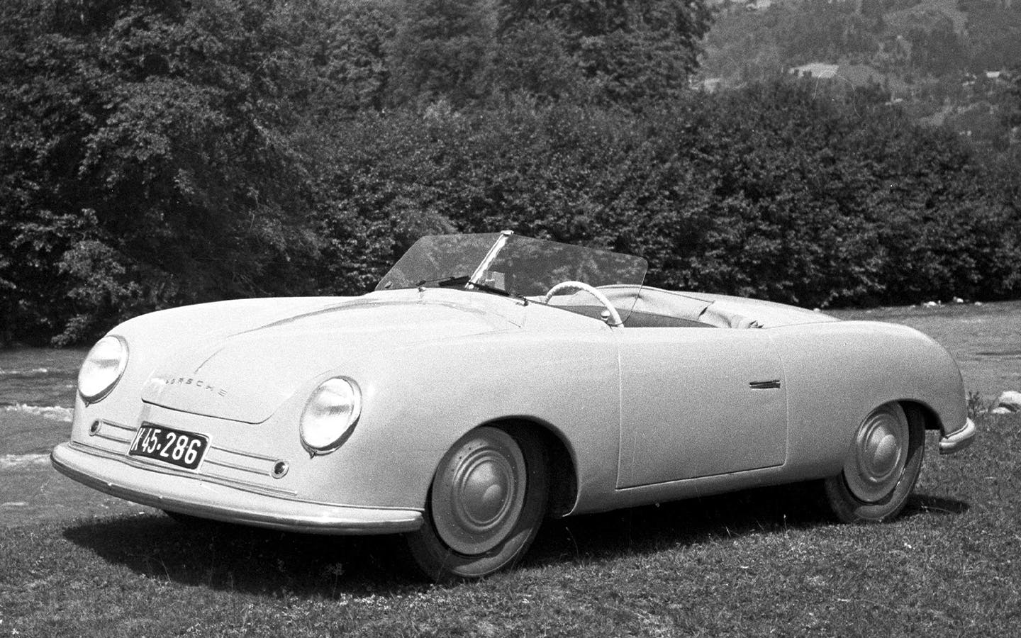 The first-ever production Porsche – the 356 Nr 1 – was also the first Porsche car to have a vehicle licence plate number, K 45 286