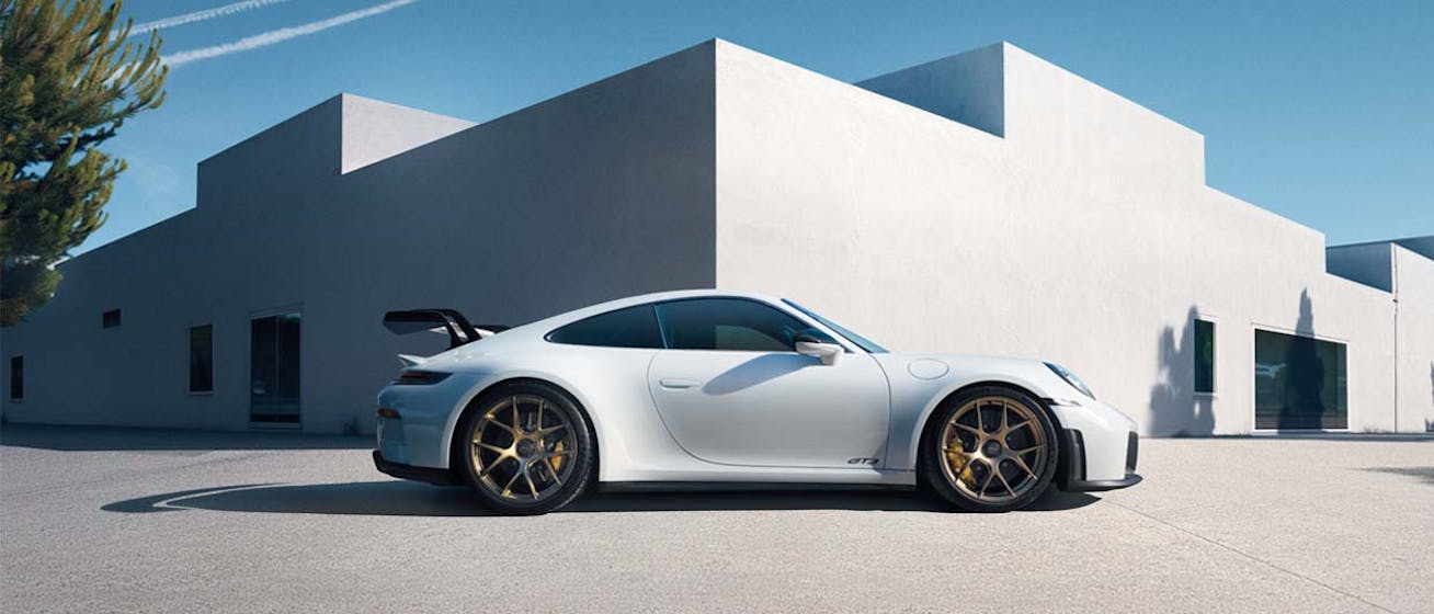 Side view of Porsche 911 GT3 (type 992.2) 