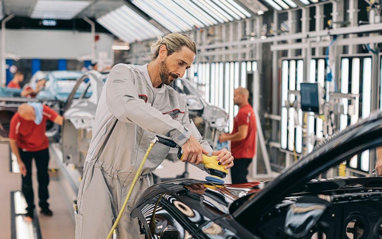 Adrien Brody in from his short Porsche movie, The Intern