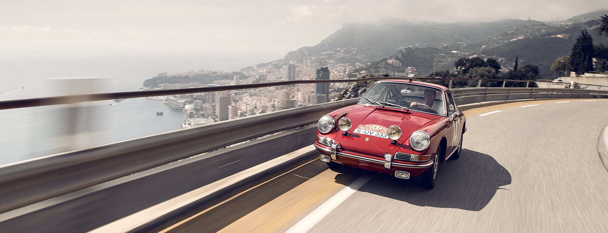 Porsche Monte Carlo 911 1965 car, driven by Walter Röhrl