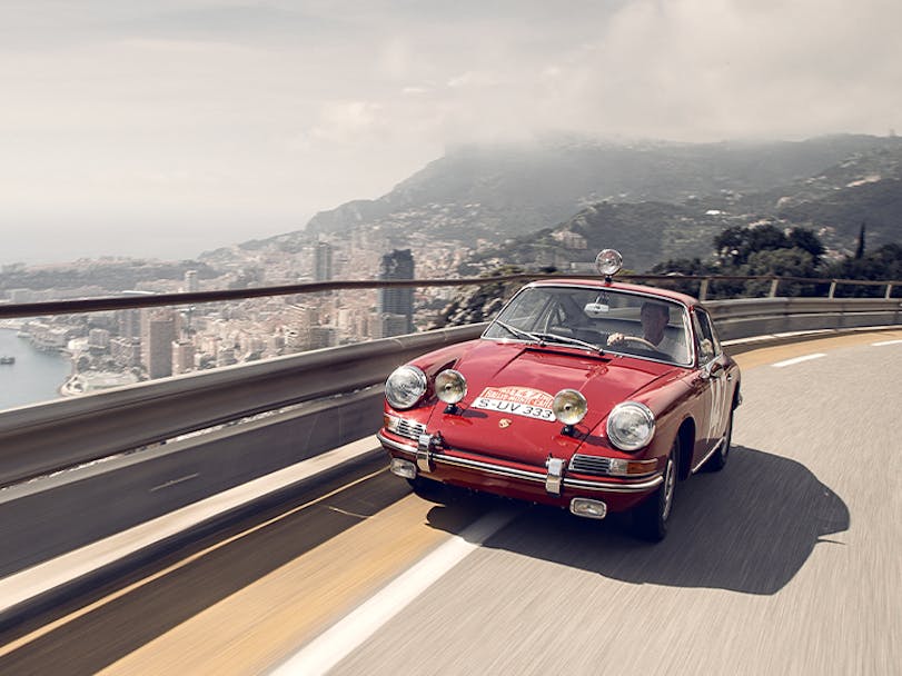 Porsche Monte Carlo 911 1965 car, driven by Walter Röhrl