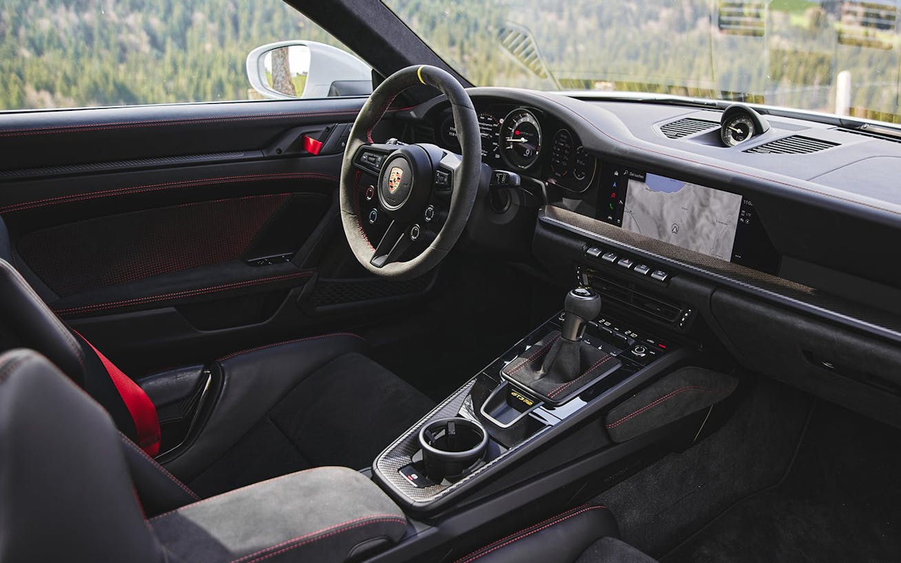 Interior of Porsche 911 GT3 RS (type 992)