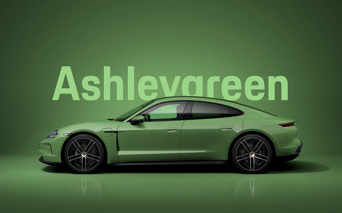 Porsche Taycan_Paint To Sample_Ashleygreen
