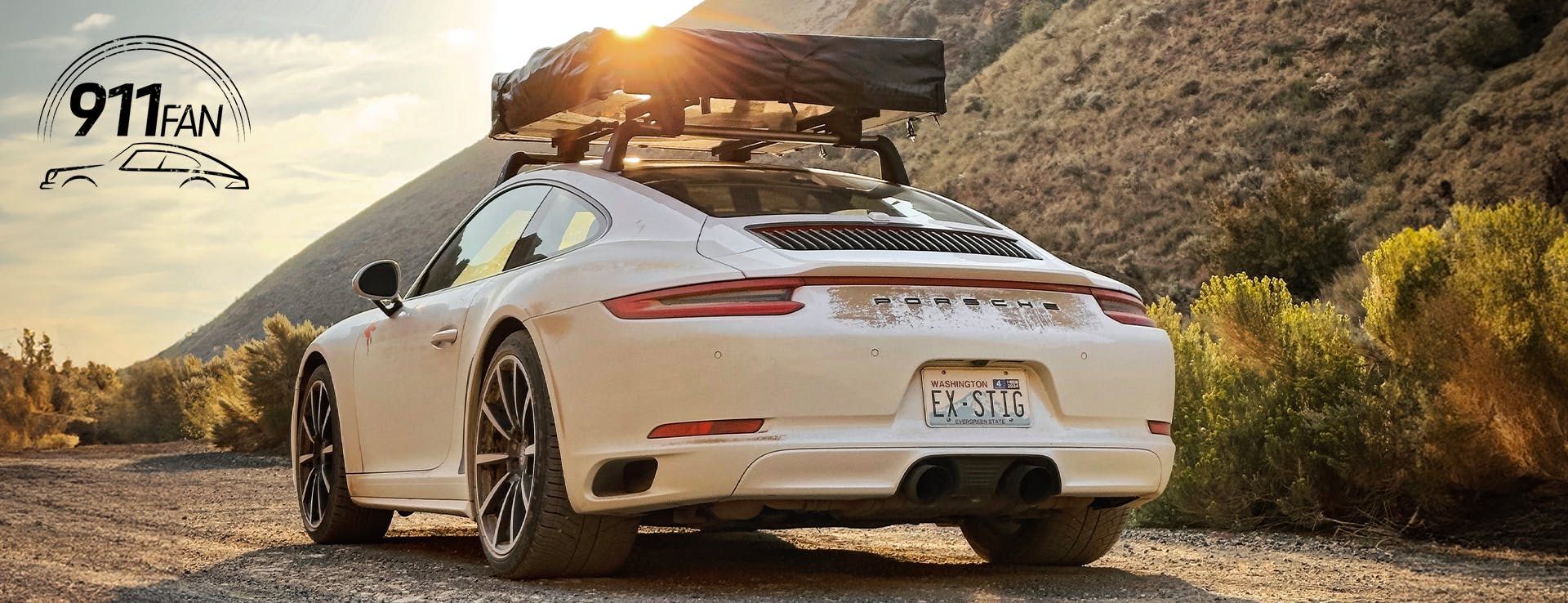 How to camp with a Porsche 911 and a roof tent