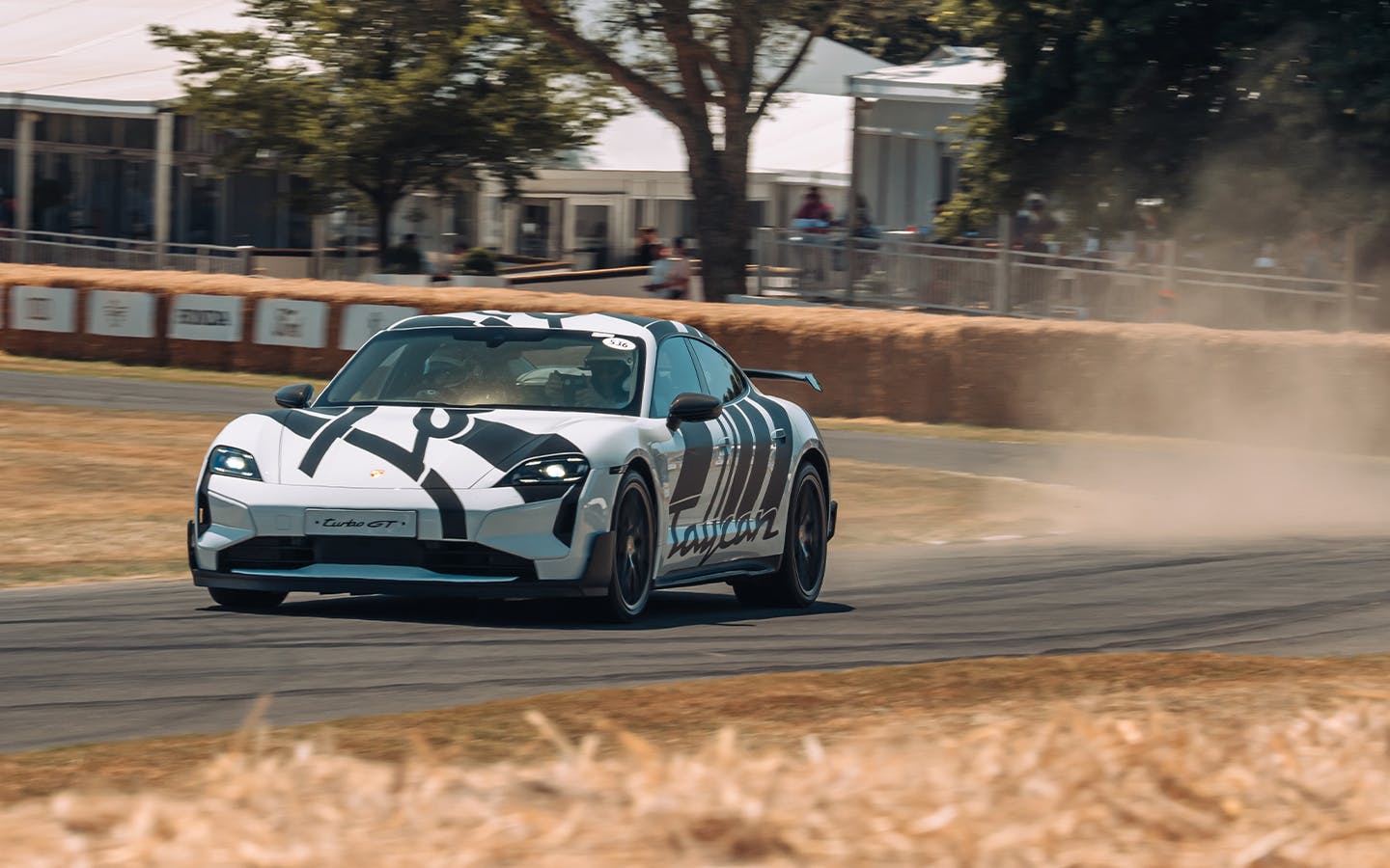 Porsche Taycan Turbo GT with Weissach package at the 2025 Goodwood Festival of Speed
