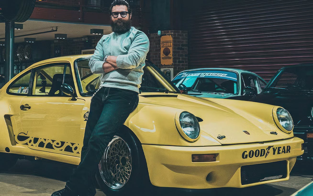 Frank Cassidy, founder of Britain’s Boxengasse Porsche car community