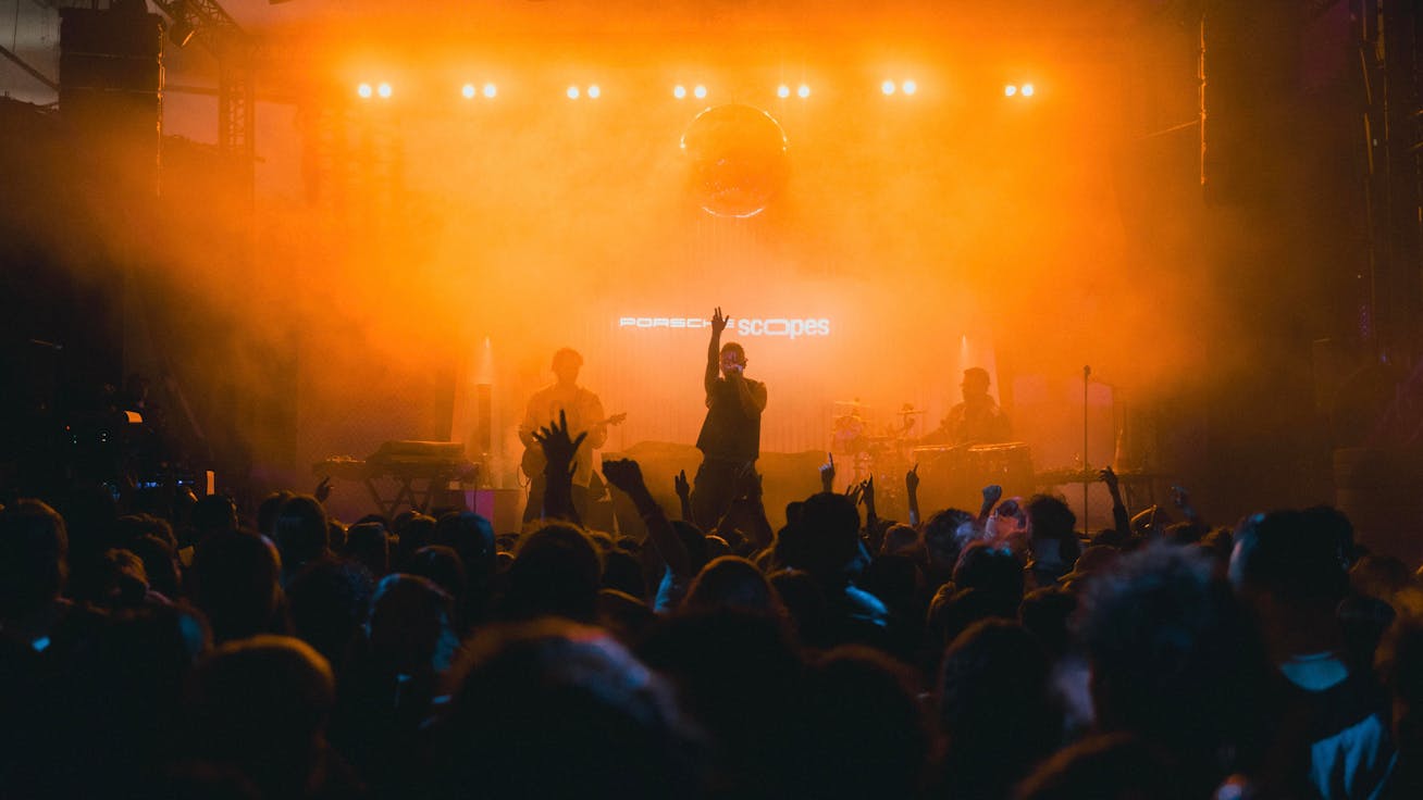 Concert at the Porsche SCOPES Festival in Marseille, France