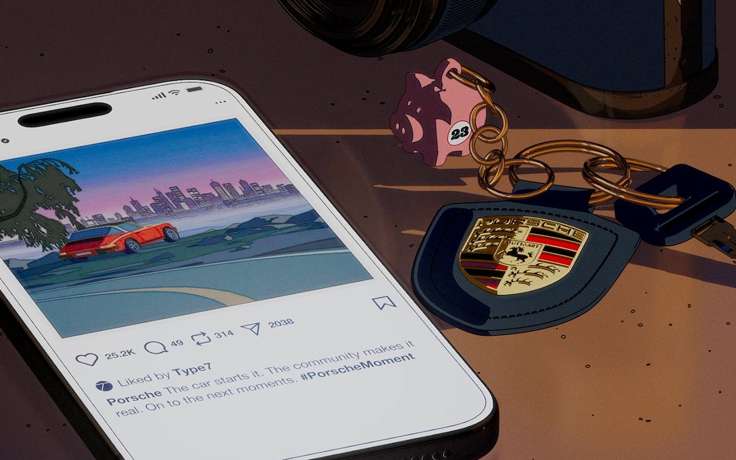 Porsche Pink Pig in 2025 Porsche Holiday film