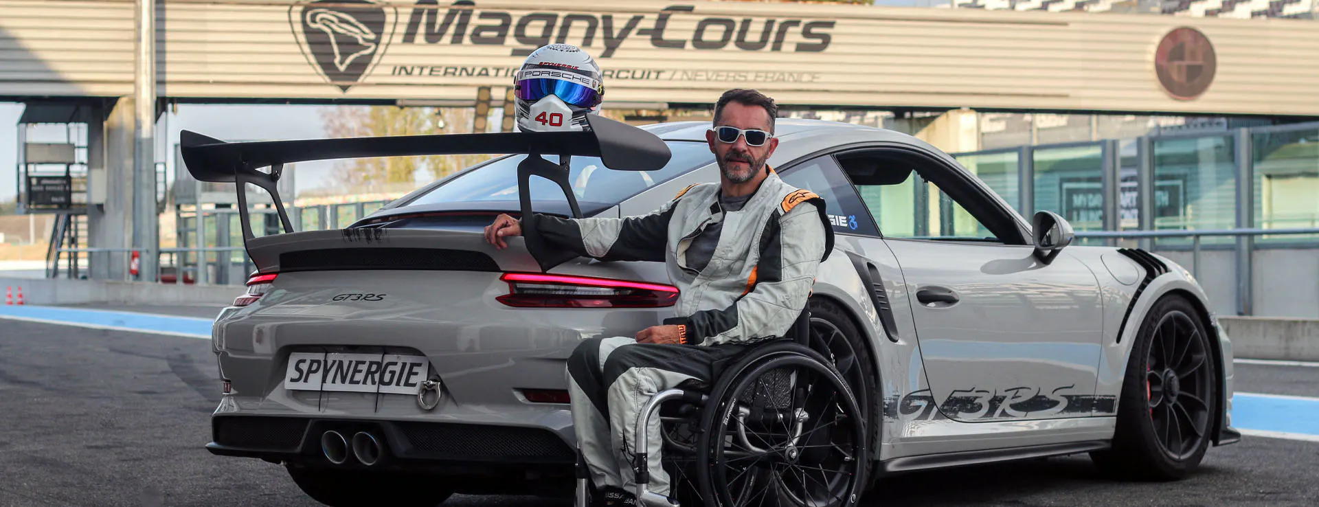 The wheelchair-bound GT3 RS driver