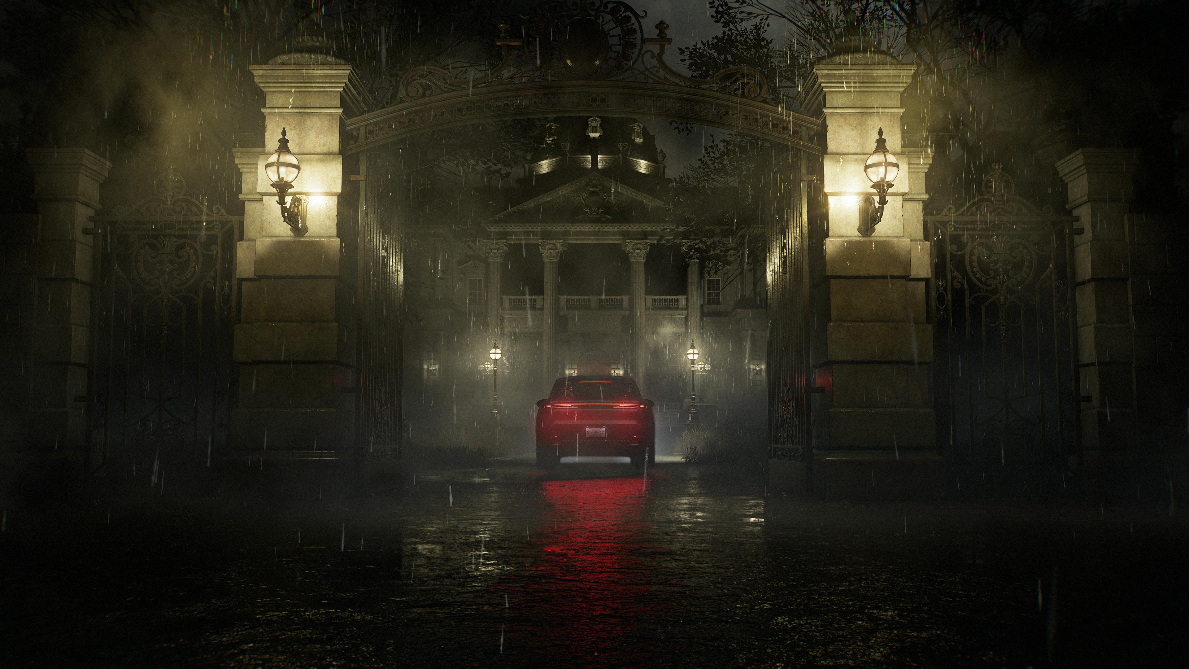 Rear view of the Porsche Cayenne Turbo GT in Resident Evil 9: Requiem