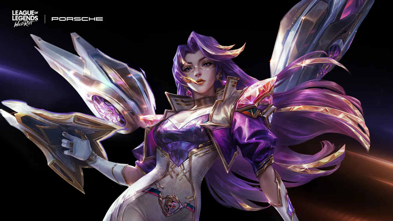 Porsche 911 GT3 League of Legends: Wild Rift Kai’Sa skin, inspired by the Porsche 911 GT3