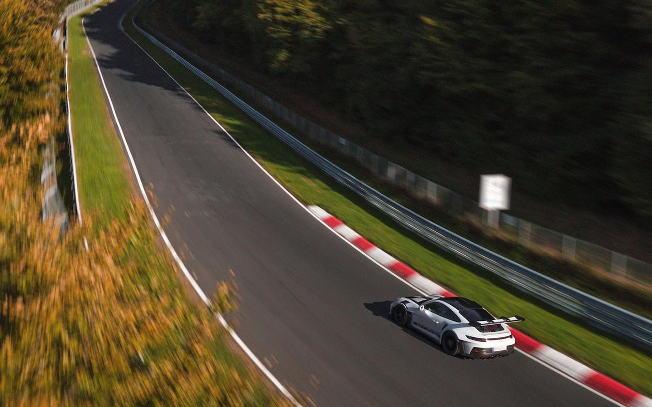 Porsche 911 GT3 RS (type 992) on Nordschleife at Nürburgring