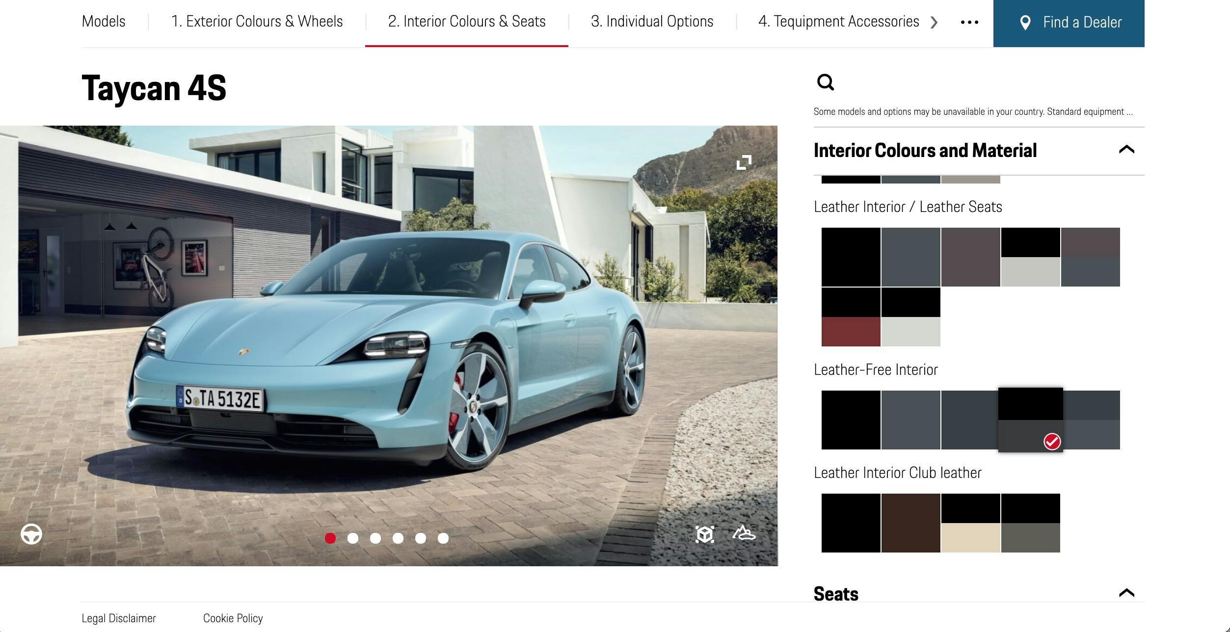 Porsche taycan must have options discount