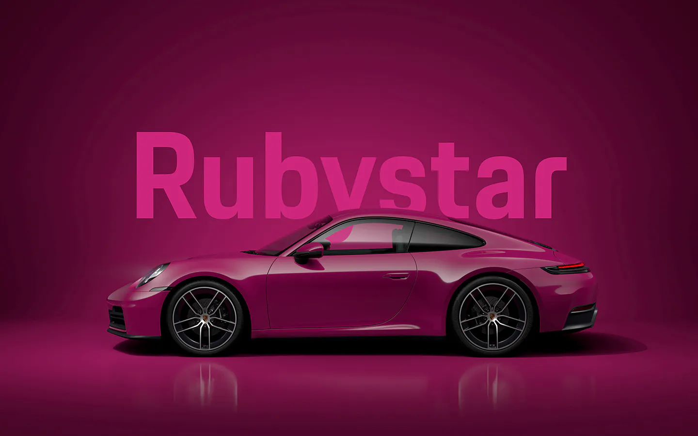 Porsche 911 Paint To Sample Rubystar