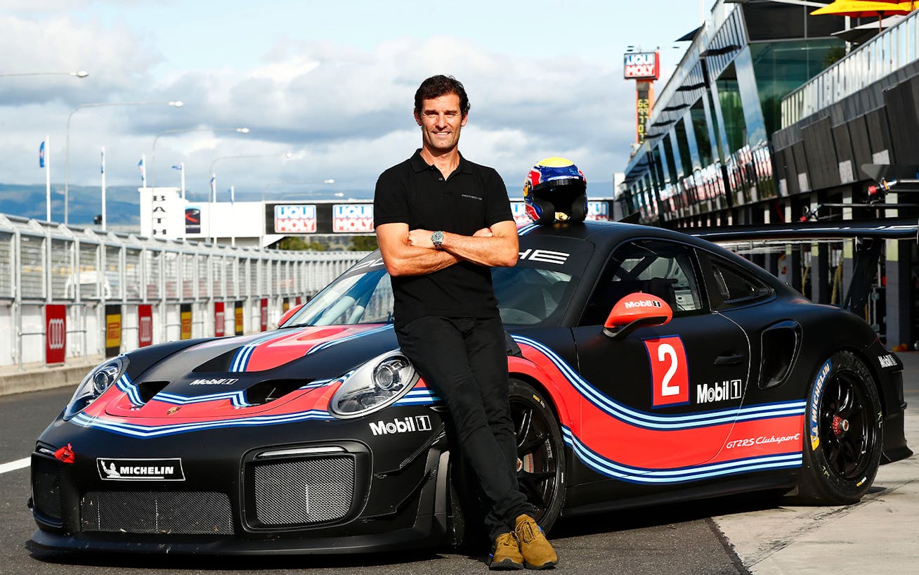 Mark Webber and Porsche 911 GT2 RS Clubsport at Bathurst