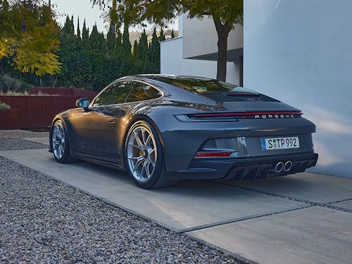 Porsche 911 GT3 with Touring Package from side rear